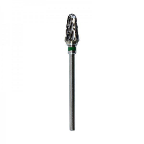 Fresa fabricada en carburo de Tungsteno 1607: Abrasión Gruesa. Ideal para el desbaste fuerte y agresivo de uñas Fresa fabricada en carburo de Tungsteno 1607: Abrasión Gruesa. Ideal para el desbaste fuerte y agresivo de uñas